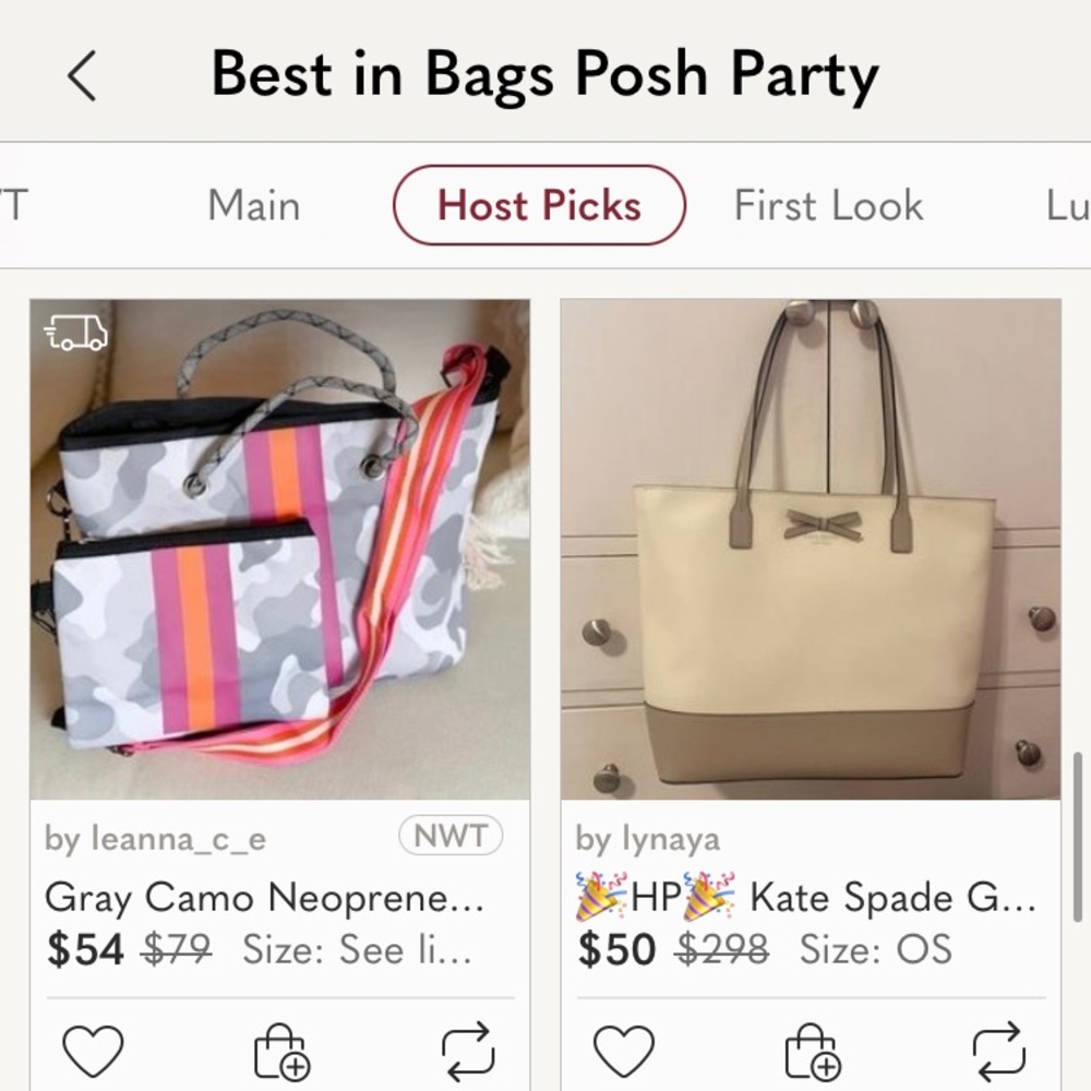 Kate Spade Gray and White Bag - Picture 10 of 14